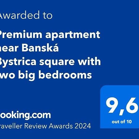 Premium Apartment Near Banska Bystrica Square With Two Big Bedrooms Eksteriør billede